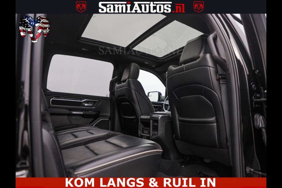 Dodge Ram BLACK OPS | 5.7 V8 4x4 | SPORT NIGHT EDITION | PANORAMA DAK | COMFORT STOELEN | 22 INCH WIELEN | OPEN UITLAAT KLEP ELEKTR | CREW CAB 5 ZIT PLAATSEN | DUBBELE CABINE | DC | Eerste Eigenaar | Origineel Nederlandse auto |