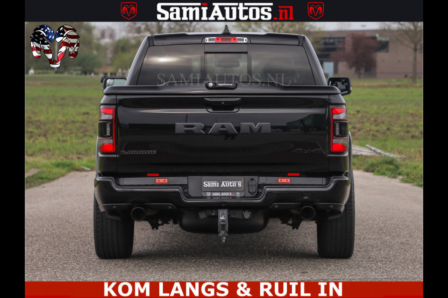 Dodge Ram BLACK OPS | 5.7 V8 4x4 | SPORT NIGHT EDITION | PANORAMA DAK | COMFORT STOELEN | 22 INCH WIELEN | OPEN UITLAAT KLEP ELEKTR | CREW CAB 5 ZIT PLAATSEN | DUBBELE CABINE | DC | Eerste Eigenaar | Origineel Nederlandse auto |