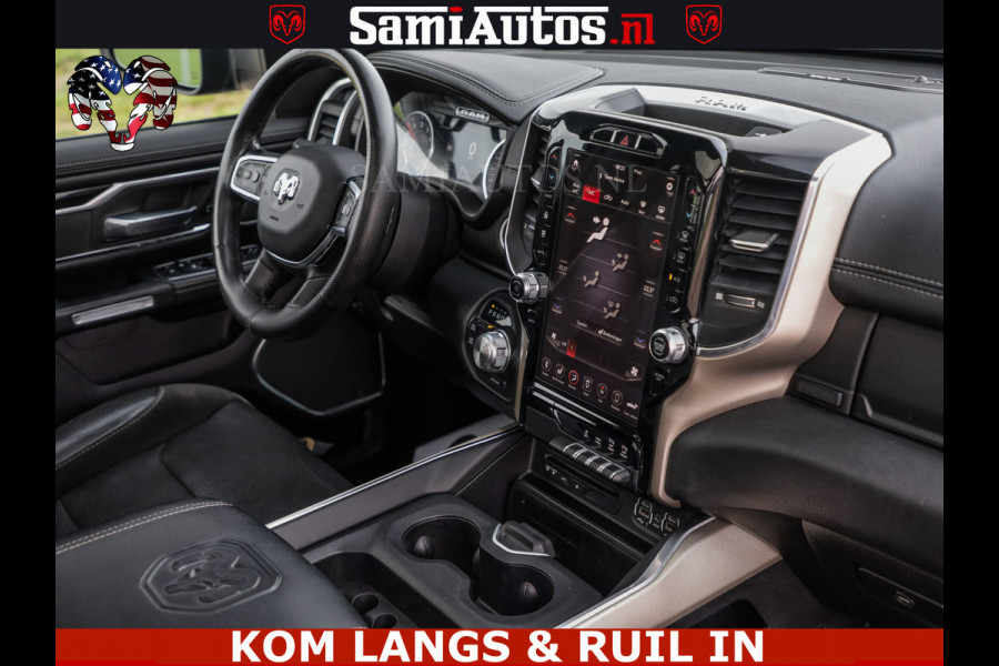 Dodge Ram BLACK OPS | 5.7 V8 4x4 | SPORT NIGHT EDITION | PANORAMA DAK | COMFORT STOELEN | 22 INCH WIELEN | OPEN UITLAAT KLEP ELEKTR | CREW CAB 5 ZIT PLAATSEN | DUBBELE CABINE | DC | Eerste Eigenaar | Origineel Nederlandse auto |