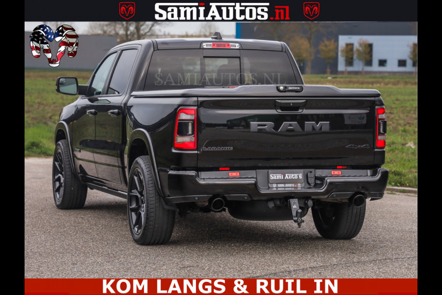 Dodge Ram BLACK OPS | 5.7 V8 4x4 | SPORT NIGHT EDITION | PANORAMA DAK | COMFORT STOELEN | 22 INCH WIELEN | OPEN UITLAAT KLEP ELEKTR | CREW CAB 5 ZIT PLAATSEN | DUBBELE CABINE | DC | Eerste Eigenaar | Origineel Nederlandse auto |