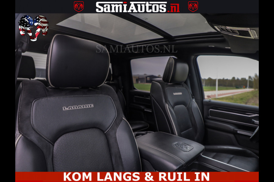 Dodge Ram BLACK OPS | 5.7 V8 4x4 | SPORT NIGHT EDITION | PANORAMA DAK | COMFORT STOELEN | 22 INCH WIELEN | OPEN UITLAAT KLEP ELEKTR | CREW CAB 5 ZIT PLAATSEN | DUBBELE CABINE | DC | Eerste Eigenaar | Origineel Nederlandse auto |