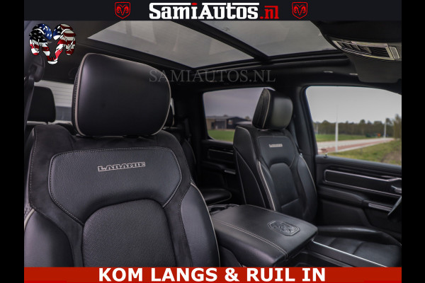 Dodge Ram BLACK OPS | 5.7 V8 4x4 | SPORT NIGHT EDITION | PANORAMA DAK | COMFORT STOELEN | 22 INCH WIELEN | OPEN UITLAAT KLEP ELEKTR | CREW CAB 5 ZIT PLAATSEN | DUBBELE CABINE | DC | Eerste Eigenaar | Origineel Nederlandse auto |
