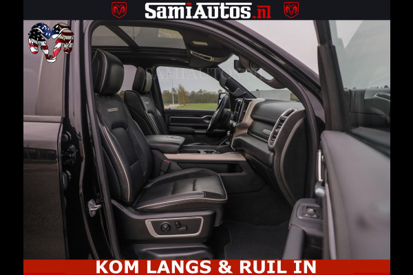 Dodge Ram BLACK OPS | 5.7 V8 4x4 | SPORT NIGHT EDITION | PANORAMA DAK | COMFORT STOELEN | 22 INCH WIELEN | OPEN UITLAAT KLEP ELEKTR | CREW CAB 5 ZIT PLAATSEN | DUBBELE CABINE | DC | Eerste Eigenaar | Origineel Nederlandse auto |