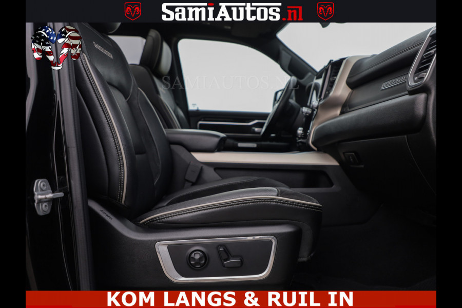 Dodge Ram BLACK OPS | 5.7 V8 4x4 | SPORT NIGHT EDITION | PANORAMA DAK | COMFORT STOELEN | 22 INCH WIELEN | OPEN UITLAAT KLEP ELEKTR | CREW CAB 5 ZIT PLAATSEN | DUBBELE CABINE | DC | Eerste Eigenaar | Origineel Nederlandse auto |