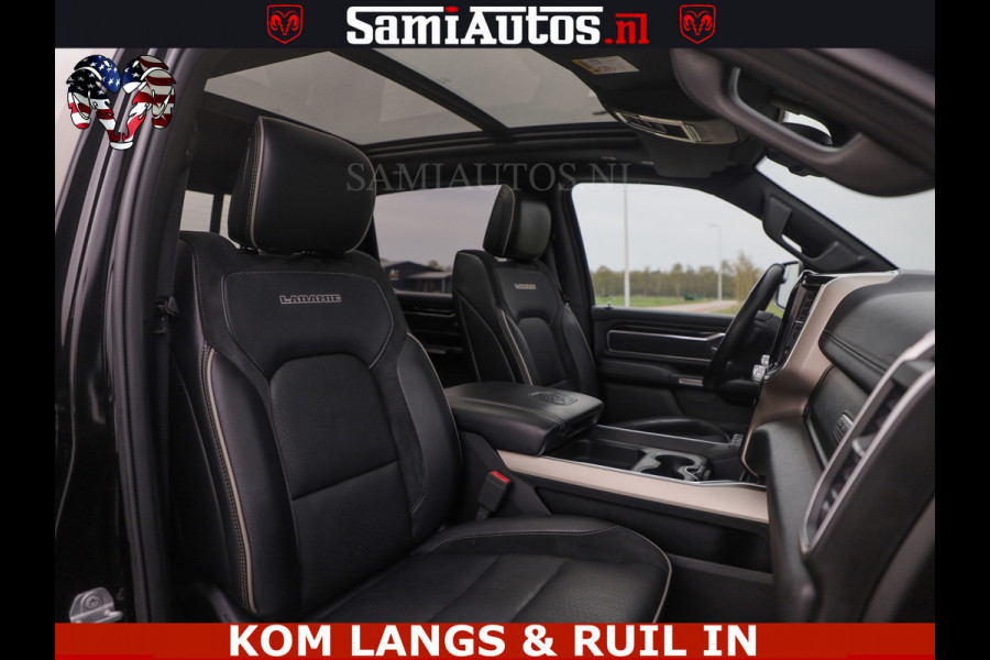 Dodge Ram BLACK OPS | 5.7 V8 4x4 | SPORT NIGHT EDITION | PANORAMA DAK | COMFORT STOELEN | 22 INCH WIELEN | OPEN UITLAAT KLEP ELEKTR | CREW CAB 5 ZIT PLAATSEN | DUBBELE CABINE | DC | Eerste Eigenaar | Origineel Nederlandse auto |