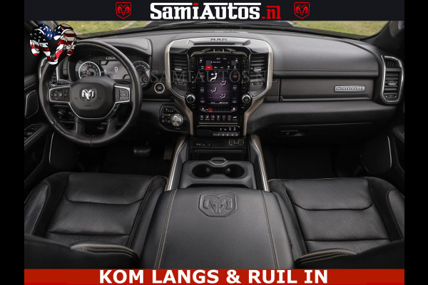 Dodge Ram BLACK OPS | 5.7 V8 4x4 | SPORT NIGHT EDITION | PANORAMA DAK | COMFORT STOELEN | 22 INCH WIELEN | OPEN UITLAAT KLEP ELEKTR | CREW CAB 5 ZIT PLAATSEN | DUBBELE CABINE | DC | Eerste Eigenaar | Origineel Nederlandse auto |