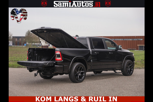 Dodge Ram BLACK OPS | 5.7 V8 4x4 | SPORT NIGHT EDITION | PANORAMA DAK | COMFORT STOELEN | 22 INCH WIELEN | OPEN UITLAAT KLEP ELEKTR | CREW CAB 5 ZIT PLAATSEN | DUBBELE CABINE | DC | Eerste Eigenaar | Origineel Nederlandse auto |