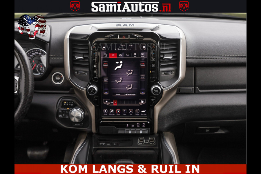 Dodge Ram BLACK OPS | 5.7 V8 4x4 | SPORT NIGHT EDITION | PANORAMA DAK | COMFORT STOELEN | 22 INCH WIELEN | OPEN UITLAAT KLEP ELEKTR | CREW CAB 5 ZIT PLAATSEN | DUBBELE CABINE | DC | Eerste Eigenaar | Origineel Nederlandse auto |