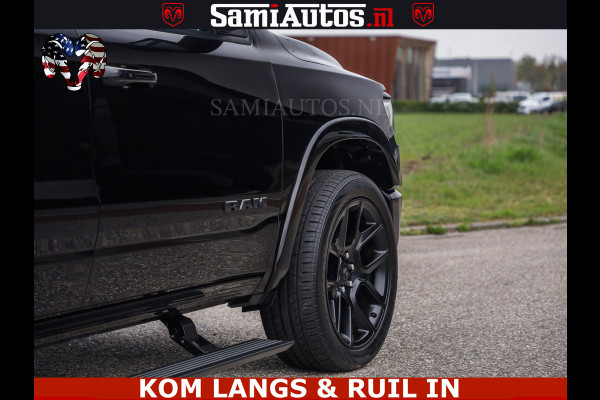 Dodge Ram BLACK OPS | 5.7 V8 4x4 | SPORT NIGHT EDITION | PANORAMA DAK | COMFORT STOELEN | 22 INCH WIELEN | OPEN UITLAAT KLEP ELEKTR | CREW CAB 5 ZIT PLAATSEN | DUBBELE CABINE | DC | Eerste Eigenaar | Origineel Nederlandse auto |