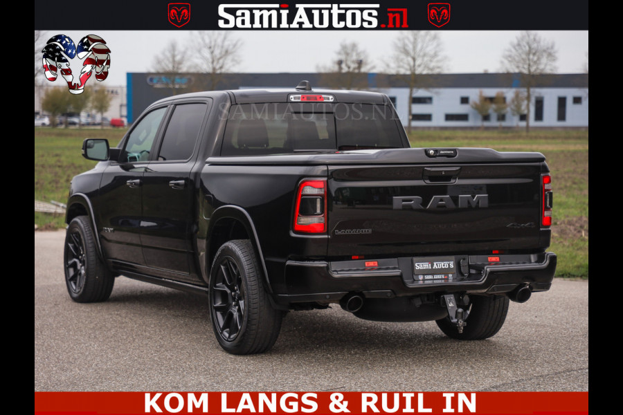 Dodge Ram BLACK OPS | 5.7 V8 4x4 | SPORT NIGHT EDITION | PANORAMA DAK | COMFORT STOELEN | 22 INCH WIELEN | OPEN UITLAAT KLEP ELEKTR | CREW CAB 5 ZIT PLAATSEN | DUBBELE CABINE | DC | Eerste Eigenaar | Origineel Nederlandse auto |