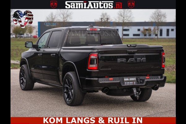 Dodge Ram BLACK OPS | 5.7 V8 4x4 | SPORT NIGHT EDITION | PANORAMA DAK | COMFORT STOELEN | 22 INCH WIELEN | OPEN UITLAAT KLEP ELEKTR | CREW CAB 5 ZIT PLAATSEN | DUBBELE CABINE | DC | Eerste Eigenaar | Origineel Nederlandse auto |