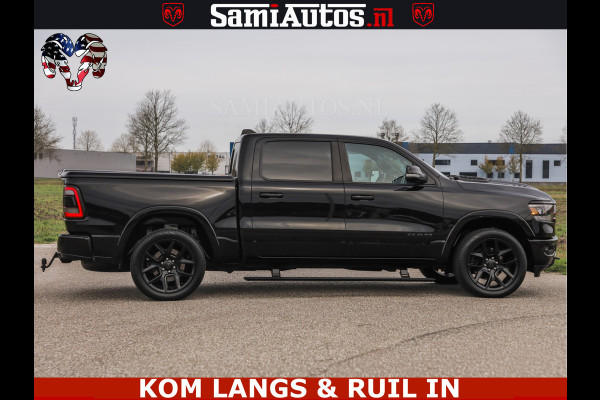 Dodge Ram BLACK OPS | 5.7 V8 4x4 | SPORT NIGHT EDITION | PANORAMA DAK | COMFORT STOELEN | 22 INCH WIELEN | OPEN UITLAAT KLEP ELEKTR | CREW CAB 5 ZIT PLAATSEN | DUBBELE CABINE | DC | Eerste Eigenaar | Origineel Nederlandse auto |
