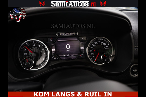 Dodge Ram BLACK OPS | 5.7 V8 4x4 | SPORT NIGHT EDITION | PANORAMA DAK | COMFORT STOELEN | 22 INCH WIELEN | OPEN UITLAAT KLEP ELEKTR | CREW CAB 5 ZIT PLAATSEN | DUBBELE CABINE | DC | Eerste Eigenaar | Origineel Nederlandse auto |