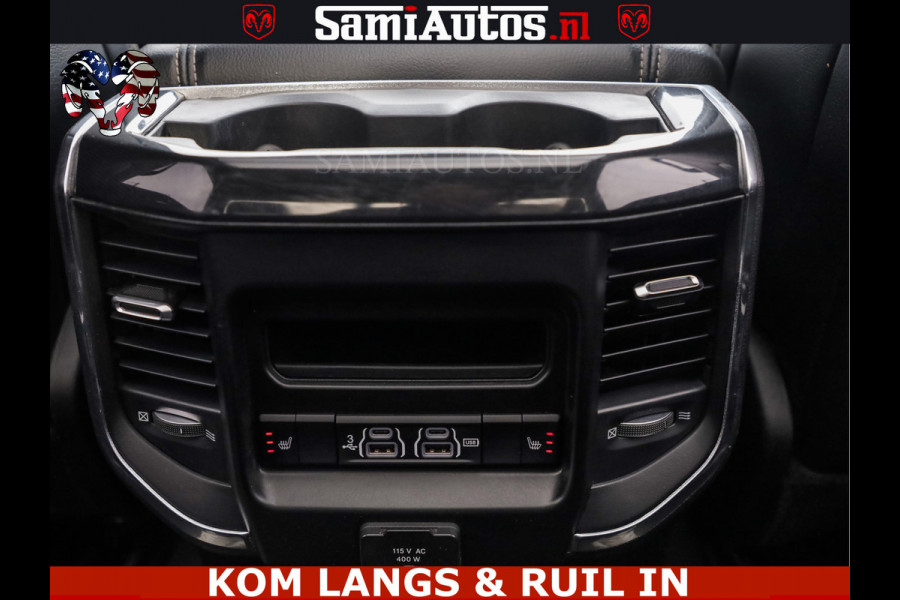 Dodge Ram BLACK OPS | 5.7 V8 4x4 | SPORT NIGHT EDITION | PANORAMA DAK | COMFORT STOELEN | 22 INCH WIELEN | OPEN UITLAAT KLEP ELEKTR | CREW CAB 5 ZIT PLAATSEN | DUBBELE CABINE | DC | Eerste Eigenaar | Origineel Nederlandse auto |