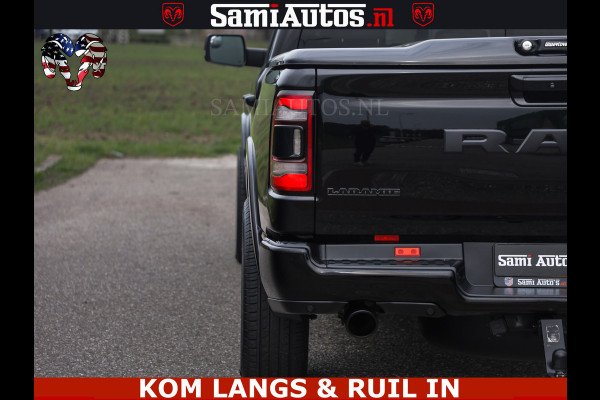 Dodge Ram BLACK OPS | 5.7 V8 4x4 | SPORT NIGHT EDITION | PANORAMA DAK | COMFORT STOELEN | 22 INCH WIELEN | OPEN UITLAAT KLEP ELEKTR | CREW CAB 5 ZIT PLAATSEN | DUBBELE CABINE | DC | Eerste Eigenaar | Origineel Nederlandse auto |