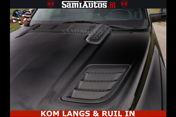 Dodge Ram BLACK OPS | 5.7 V8 4x4 | SPORT NIGHT EDITION | PANORAMA DAK | COMFORT STOELEN | 22 INCH WIELEN | OPEN UITLAAT KLEP ELEKTR | CREW CAB 5 ZIT PLAATSEN | DUBBELE CABINE | DC | Eerste Eigenaar | Origineel Nederlandse auto |