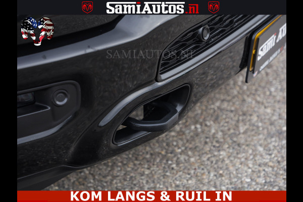 Dodge Ram BLACK OPS | 5.7 V8 4x4 | SPORT NIGHT EDITION | PANORAMA DAK | COMFORT STOELEN | 22 INCH WIELEN | OPEN UITLAAT KLEP ELEKTR | CREW CAB 5 ZIT PLAATSEN | DUBBELE CABINE | DC | Eerste Eigenaar | Origineel Nederlandse auto |