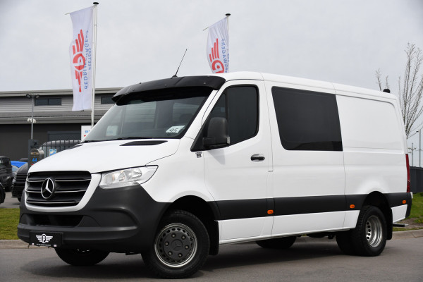 Mercedes-Benz Sprinter 516 2.2 CDI L2H1 DC PB Edition N1! Camera, Cruise, Carplay, 3500kg Trekhaak, Stoelverwarming, 164pk, geveerde stoel, Uniek!