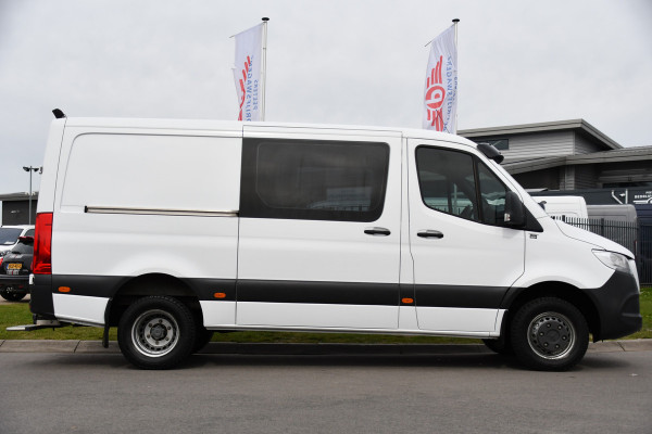 Mercedes-Benz Sprinter 516 2.2 CDI L2H1 DC PB Edition N1! Camera, Cruise, Carplay, 3500kg Trekhaak, Stoelverwarming, 164pk, geveerde stoel, Uniek!