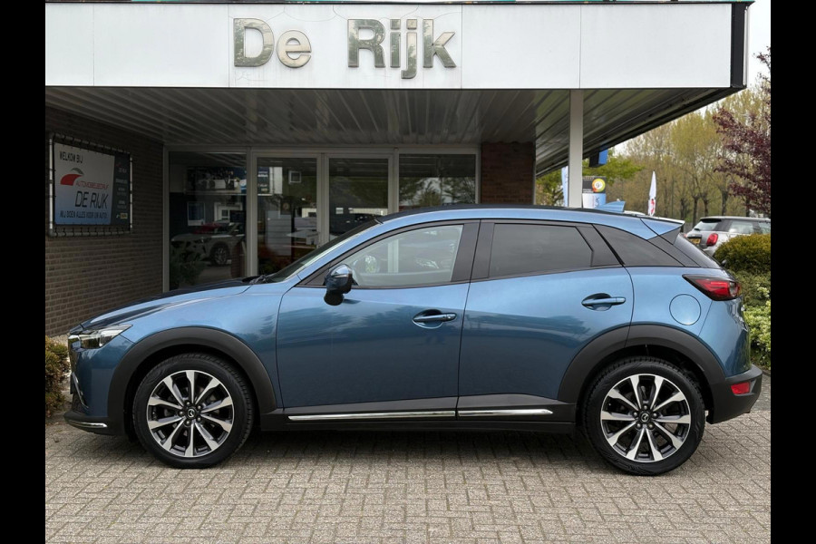 Mazda CX-3 2.0 SkyActiv-G 120 GT-M | Full Option | Leather Pack, Navi, Camera, ACC, Stoel+Stuurverw. | Zeer goed onderhouden!|