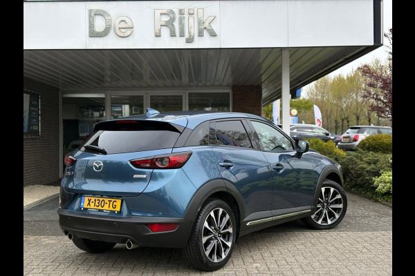 Mazda CX-3 2.0 SkyActiv-G 120 GT-M | Full Option | Leather Pack, Navi, Camera, ACC, Stoel+Stuurverw. | Zeer goed onderhouden!|