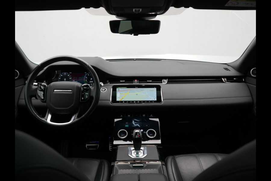 Land Rover Range Rover Evoque P300e AWD R-Dynamic PHEV 309pk | Panodak | 360 Camera | Adaptive Cruise | Head Up | Meridian Audio | Lederen Sportstoelen Memory & Verwarmd | Keyless | Apple Carplay | Sfeerverlichting | Navigatie | Virtual | DAB | Plug In Hybrid |
