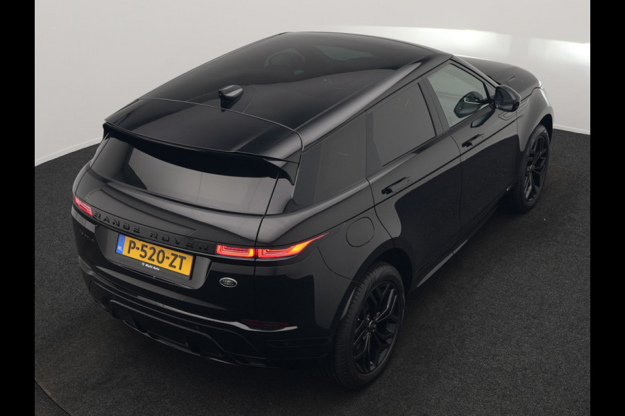 Land Rover Range Rover Evoque P300e AWD R-Dynamic PHEV 309pk | Panodak | 360 Camera | Adaptive Cruise | Head Up | Meridian Audio | Lederen Sportstoelen Memory & Verwarmd | Keyless | Apple Carplay | Sfeerverlichting | Navigatie | Virtual | DAB | Plug In Hybrid |