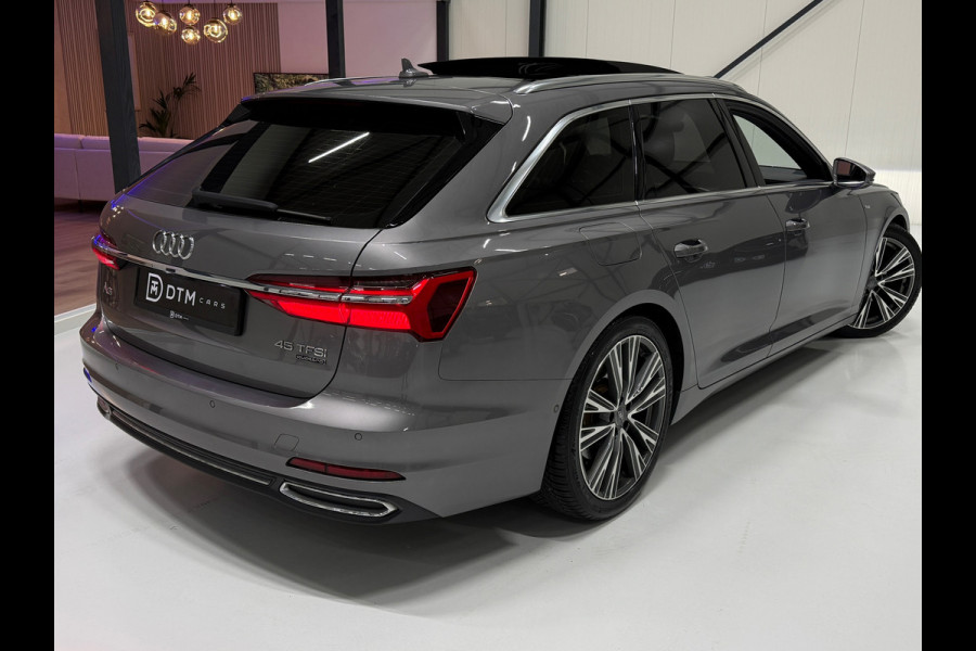 Audi A6 Avant 45 TFSI Quattro 3x S-line Edition Trekhaak 360° Camera Pano Hud Acc Leder Navi Led Carplay