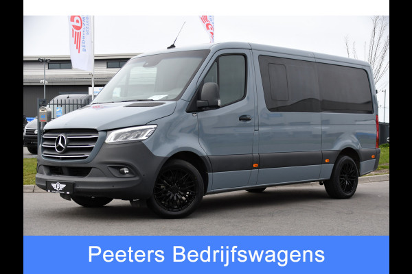 Mercedes-Benz Sprinter 319 V6 3.0 CDI L2H1 DC PB Edition Cruise, Camera, Carplay, 10,5'' Mbux, LED, Leder, Memorie, Trekhaak, 5 Zits, Uniek!