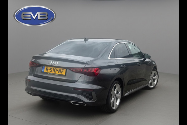 Audi A3 Limousine 30 TFSI S edition, 2 X S- LINE,matrix led, daytona grijs, 1 e eigenaar, 1/2 leder, 's, NL auto nap