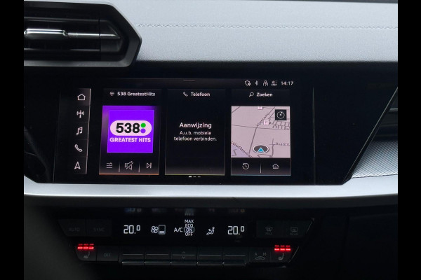 Audi A3 Limousine 30 TFSI S edition, 2 X S- LINE,matrix led, daytona grijs, 1 e eigenaar, 1/2 leder, 's, NL auto nap