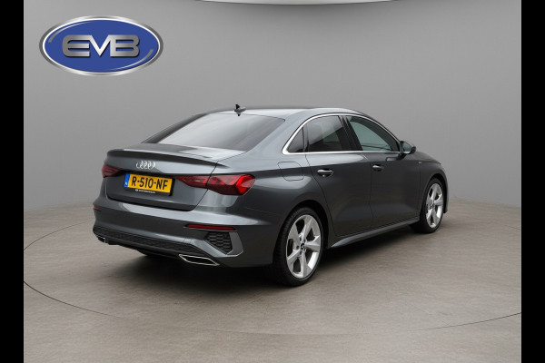Audi A3 Limousine 30 TFSI S edition, 2 X S- LINE,matrix led, daytona grijs, 1 e eigenaar, 1/2 leder, 's, NL auto nap