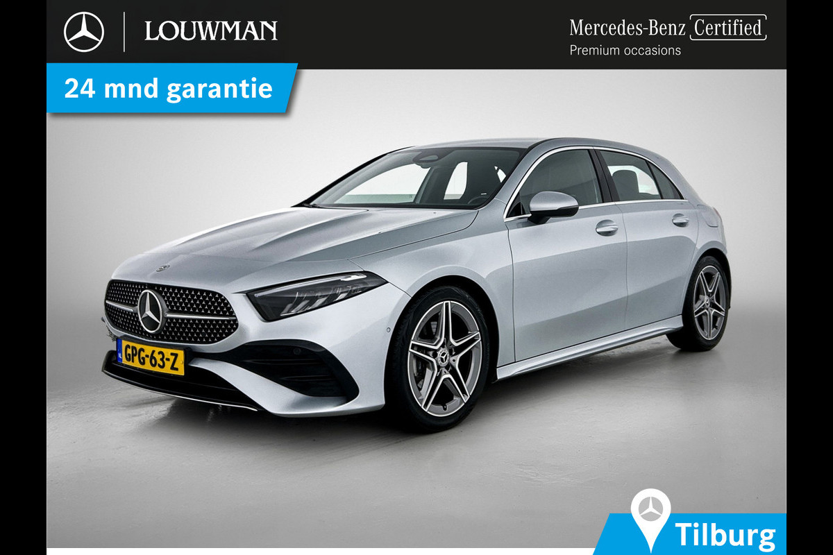 Mercedes-Benz A-Klasse 180 AMG Star Edition AMG Line | Ledkoplampen | Apple CarPlay | Licht- en zicht pakket | Keyless-Go | Spiegel Pakket | Stoelverwarming. Inclusief 24 maanden MB Certified garantie voor Europa.