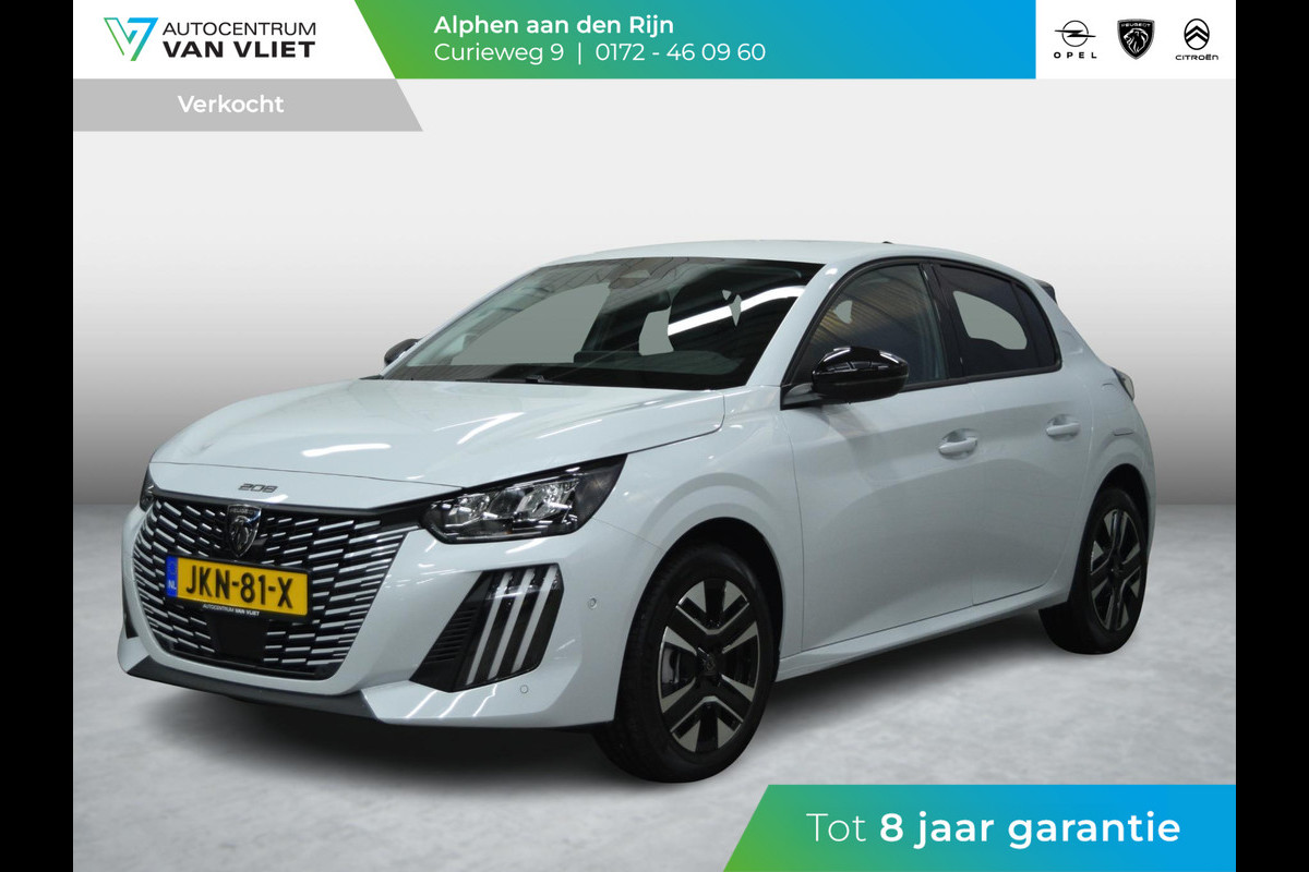 Peugeot 208 1.2 Hybrid 110 e-DCS6 Allure Private lease actie: € 376,- p/m o.b.v 48 mnd en 5.000 km per jaar  ACHTERUITRIJCAMERA MET SENSOREN | NAVIGATIE & CARPLAY | E.C.C. |
