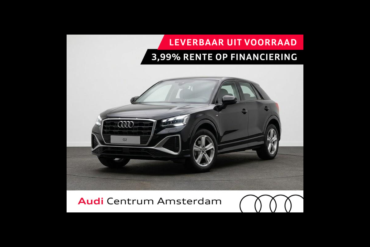 Audi Q2 S edition 35 TFSI 150 pk 7 vers | Assistentiepakket parking | Stoelverwarming voorin | Privacy glas | S line-bumpers contrastkleur |