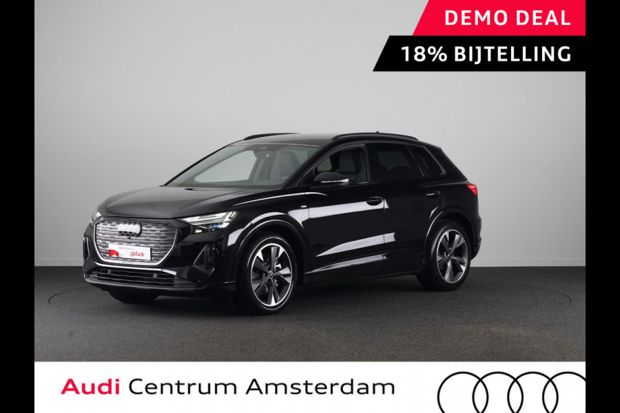 Audi Q4 e-tron 45 quattro S edition Competition 82 kWh 286pk | Assistentiepakket plus | Ambiente verlichting | Optiekpakket zwart plus | Privacy glas |