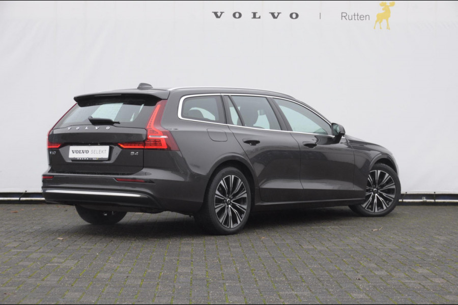 Volvo V60 B4 211PK Automaat Plus Bright / Adaptieve cruise control / BLIS / Elektrische stoelen / stuur - stoelverwarming / elektrische achterklep