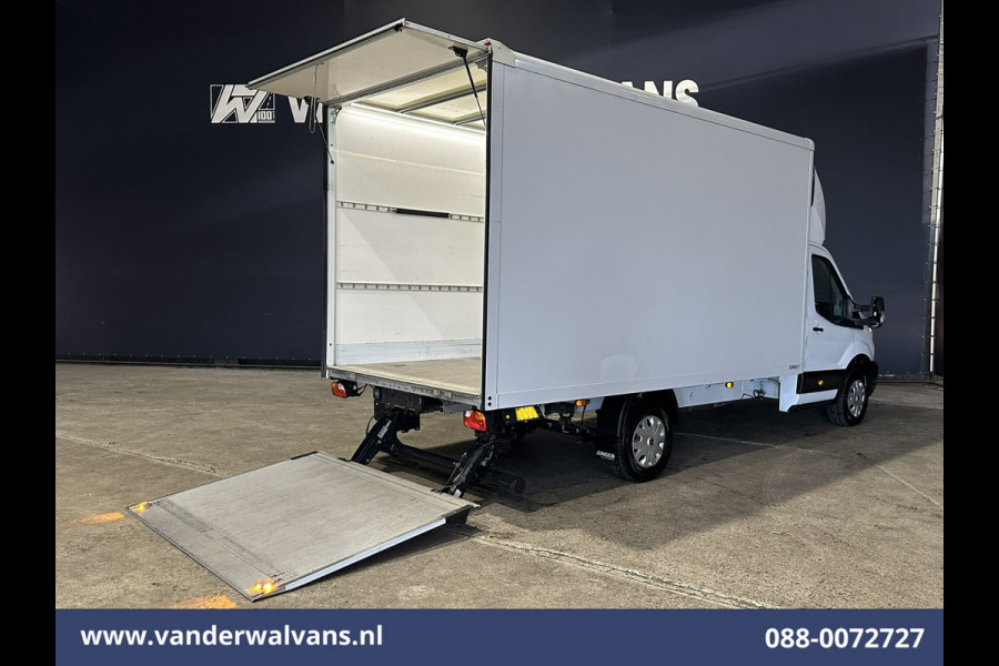 Ford Transit 2.0 TDCI 160pk Bakwagen 225cm Hoog Laadklep Euro6 Airco | Camera | Cruisecontrol Stoelverwarming, Verwarmde Voorruit, Bijrijdersbank, 925kg laadvermogen
