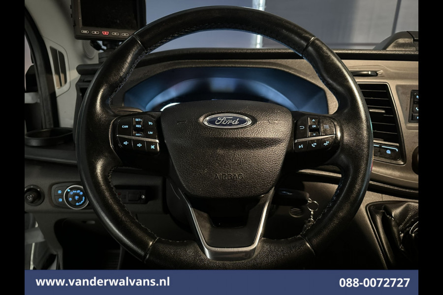 Ford Transit 2.0 TDCI 160pk Bakwagen 225cm Hoog Laadklep Euro6 Airco | Camera | Cruisecontrol Stoelverwarming, Verwarmde Voorruit, Bijrijdersbank, 925kg laadvermogen