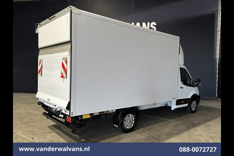 Ford Transit 2.0 TDCI 160pk Bakwagen 225cm Hoog Laadklep Euro6 Airco | Camera | Cruisecontrol Stoelverwarming, Verwarmde Voorruit, Bijrijdersbank, 925kg laadvermogen