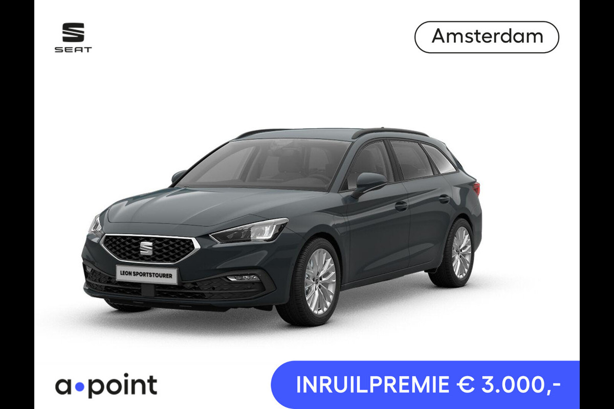 Seat Leon Sportstourer 1.5 TSI e-Hybrid Style Business Intense | Carplay (draadloos) | Navigatie | Adaptieve Cruise | Sensoren V+A + Achteruitrijcamera | Grootlicht Assistent