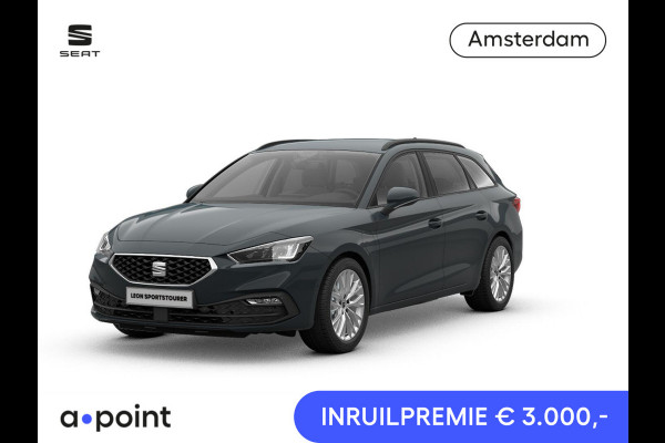 Seat Leon Sportstourer 1.5 TSI e-Hybrid Style Business Intense | Carplay (draadloos) | Navigatie | Adaptieve Cruise | Sensoren V+A + Achteruitrijcamera | Grootlicht Assistent