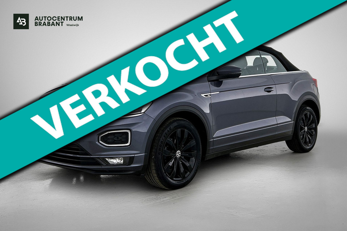 Volkswagen T-Roc Cabrio 1.5 TSI R-Line(Goed OndH, Navi, Trekhaak, StoelV, Parkeersensor V+A, Carplay, Etc)