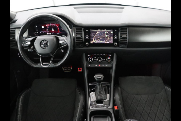 Škoda Kodiaq 1.5 TSI Sportline Business 7 Persoons | Stoelverwarming | Adaptive cruise | Alcantara | Matrix LED | Carplay | Keyless | Camera | Virtual Cockpit | Side Assist | Sfeerverlichting | Navigatie
