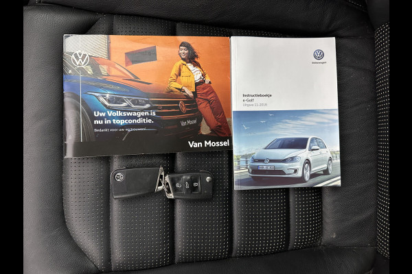 Volkswagen e-Golf (INCL-BTW) *HEATPUMP | LEATHER | ADAPTIVE-CRUISE | FULL-LED | DYNAUDIO | BLINDSPOT | DIGI-COCKPIT | NAVI-FULLMAP | CAMERA | KEYLESS | ECC | CCS-FASTLOADER | PDC | 17''ALU*