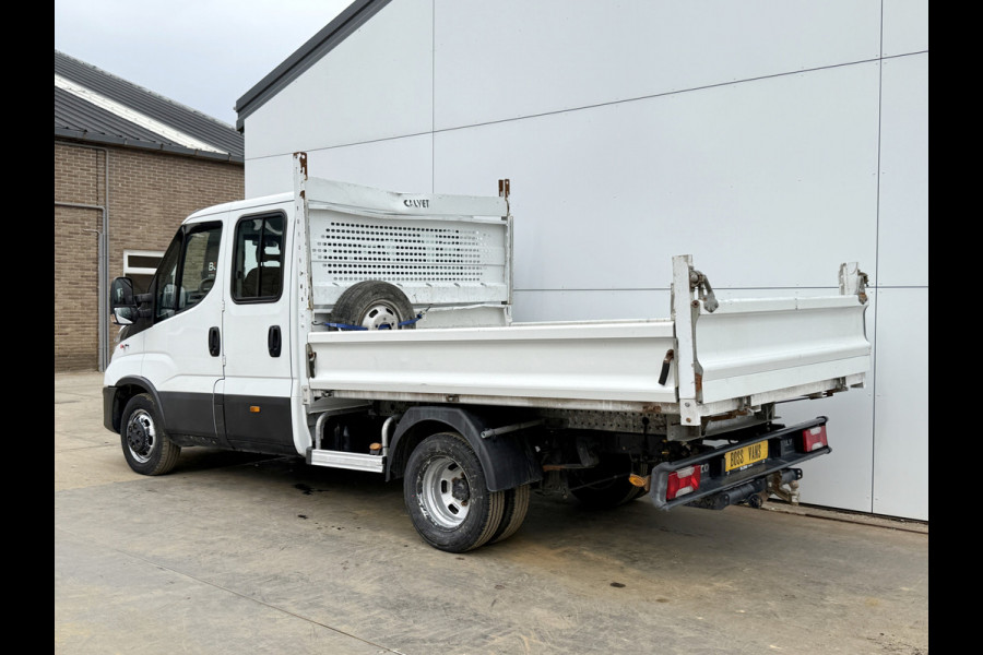 Iveco Daily 35C14 2.3 Kipper Dubbele Cabine Dubbellucht 3,5t Trekhaak 6 Stoelen Airco Cruise Control Benne Tipper