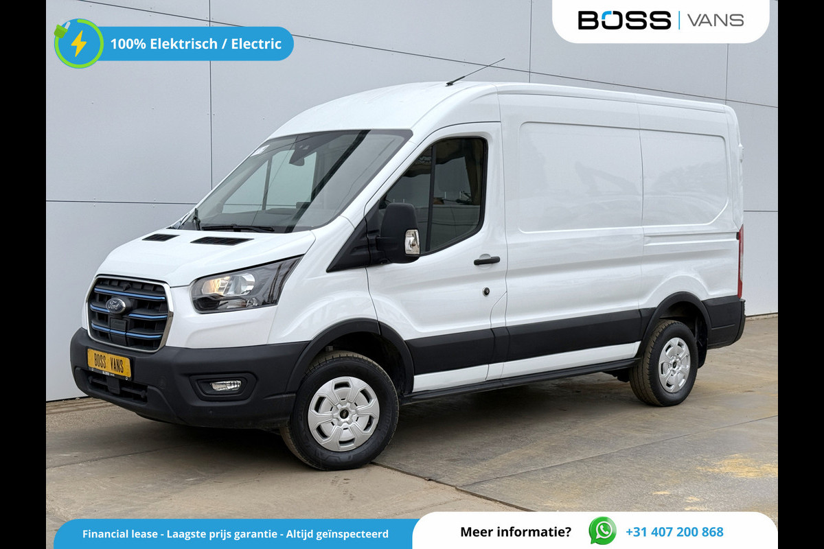 Ford E-Transit 350 68kWh 184PK L2 Cruise control Climate control Carplay Snelladen Laadkabel Parkeersensoren