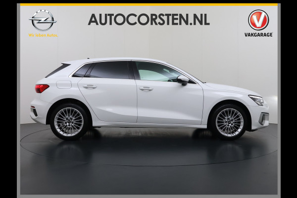 Audi A3 Sportback 30TFSI m.Hybrid Automaat Apple Carplay Android Auto Adap.Cruise Navi Ecc Sportstoelen Pdc Cruise Control Advanced Edit Privacy Glas Lmv Led DAB Wifi Regensensor Rijstrooksensor Virtual Cockpit 1e Eigenaar Origineel Nederlandse Auto