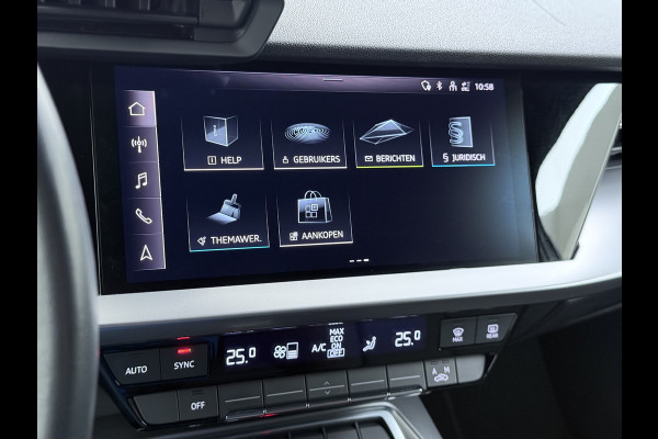 Audi A3 Sportback 30TFSI m.Hybrid Automaat Apple Carplay Android Auto Adap.Cruise Navi Ecc Sportstoelen Pdc Cruise Control Advanced Edit Privacy Glas Lmv Led DAB Wifi Regensensor Rijstrooksensor Virtual Cockpit 1e Eigenaar Origineel Nederlandse Auto
