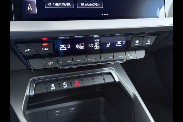 Audi A3 Sportback 30TFSI m.Hybrid Automaat Apple Carplay Android Auto Adap.Cruise Navi Ecc Sportstoelen Pdc Cruise Control Advanced Edit Privacy Glas Lmv Led DAB Wifi Regensensor Rijstrooksensor Virtual Cockpit 1e Eigenaar Origineel Nederlandse Auto